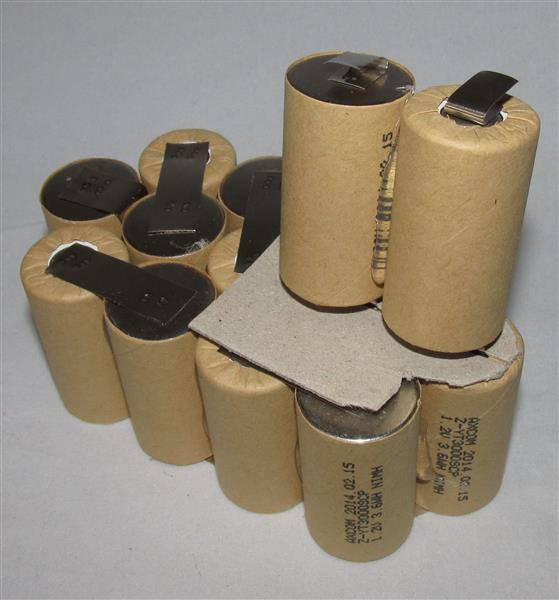 Akkupack für CMI OBI / T.I.P. / Meister - 18 Volt 2000mAh / 36,00Wh - Ni-MH zum Selbsteinbau