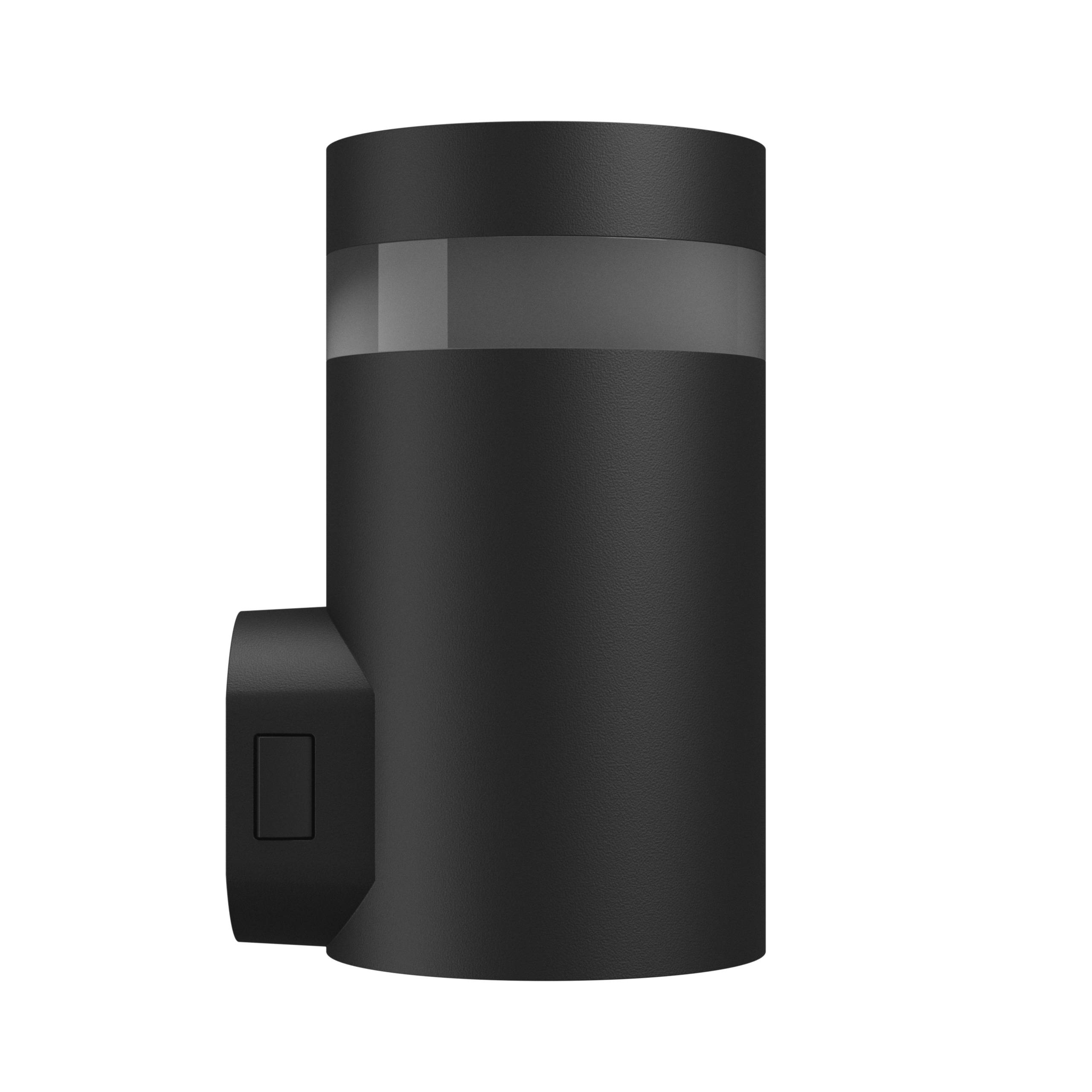 Spectrum LED Außenleuchte TORRE RING 9W 1000lm IP54 Wandleuchte rund schwarz CCT 3000-6000K