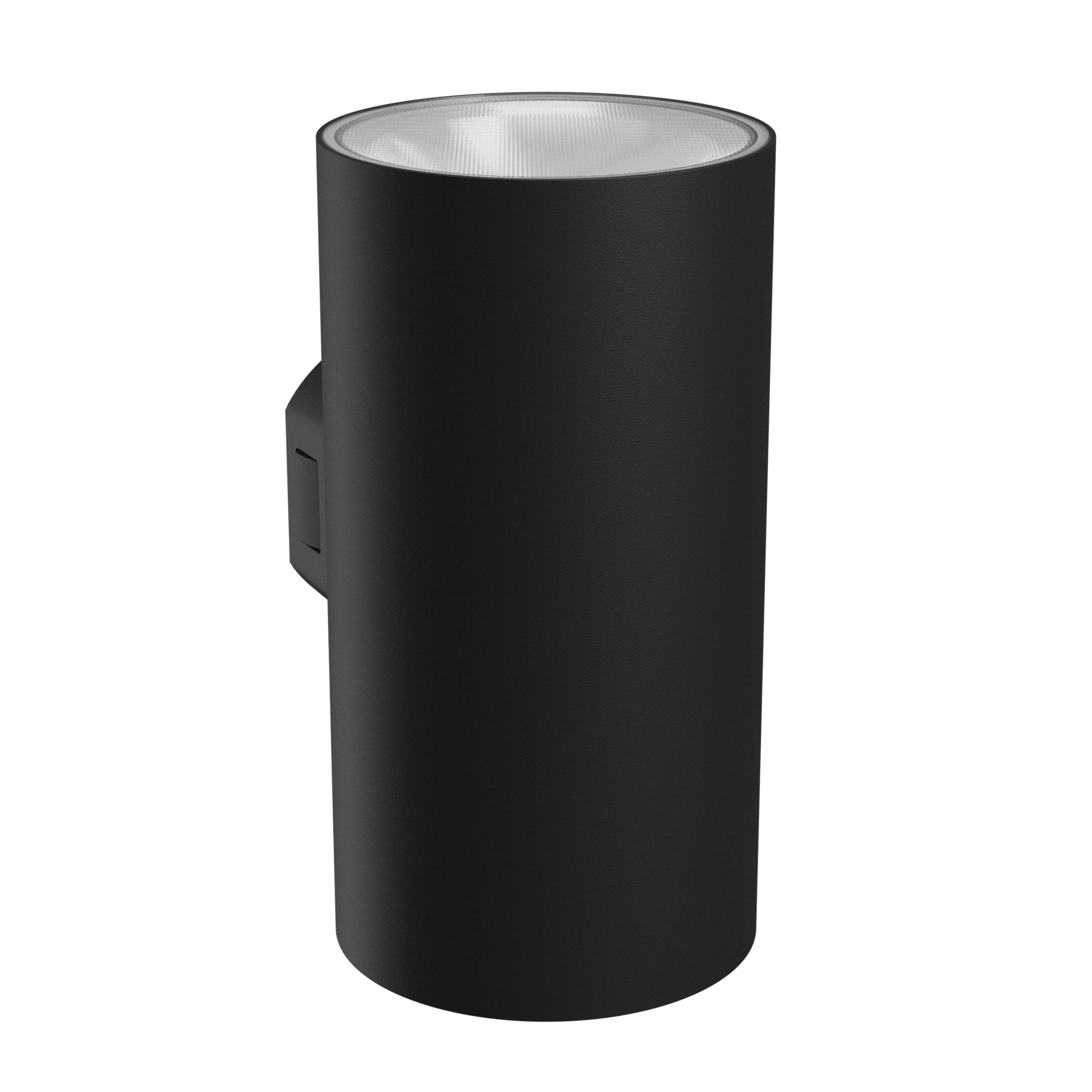 Spectrum LED Außenleuchte TORRE 18W 2000lm 30° IP54 Wandleuchte rund schwarz CCT 3000-6000K