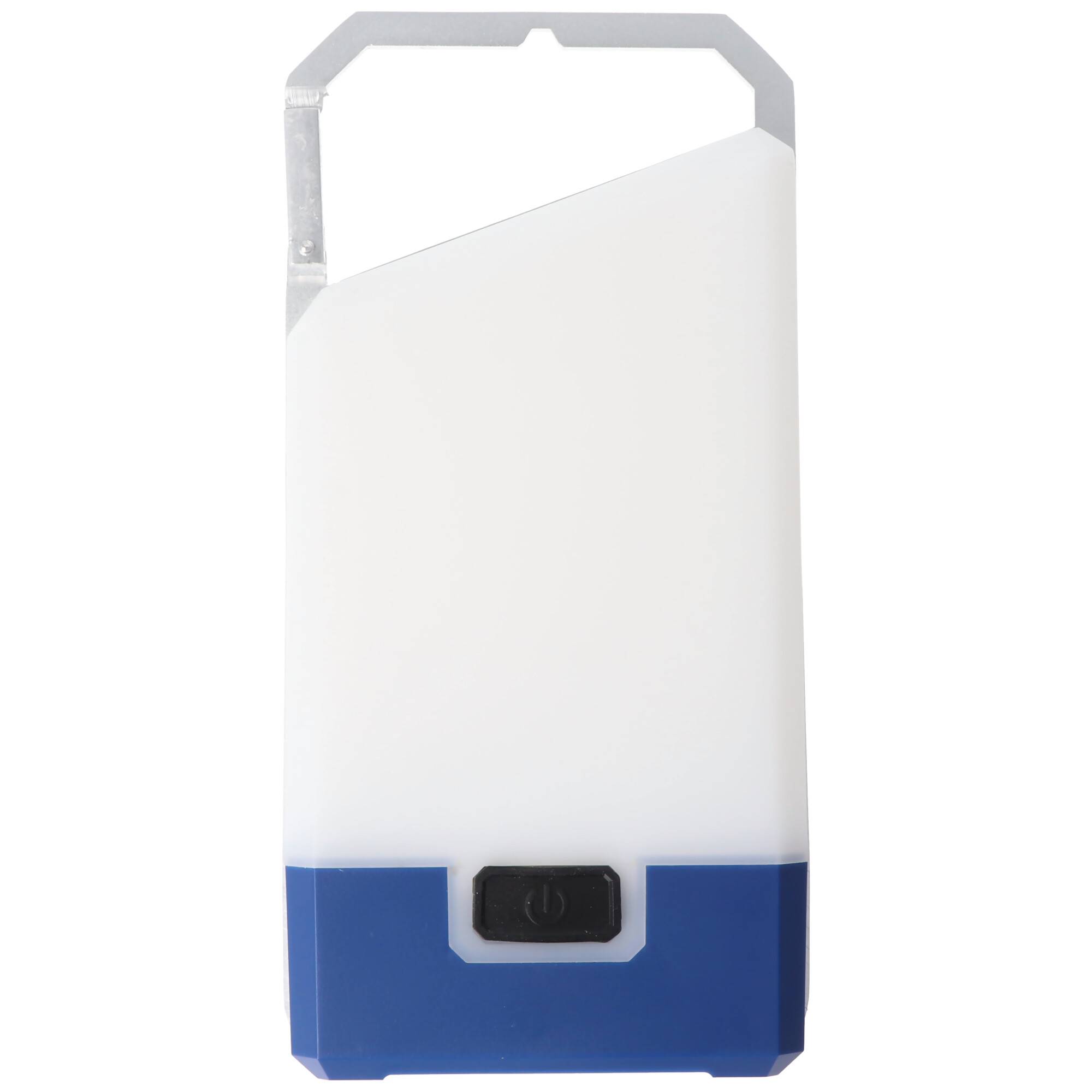 LED Camping Leuchte mit 3 Leuchtstufen, 250 Lumen, integrierter Karabinerhaken, inklusive 6x Micro, AAA Batterien