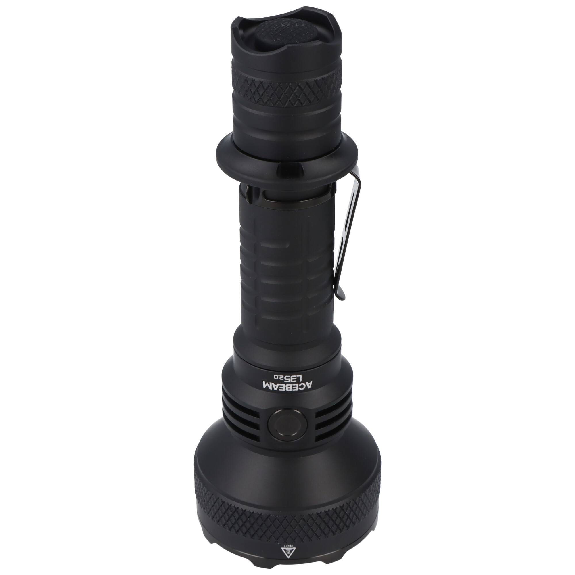 AceBeam L35 LED-Taschenlampe mit max. 5.000 Lumen und bis zu 480 Meter, grün, ohne Akku