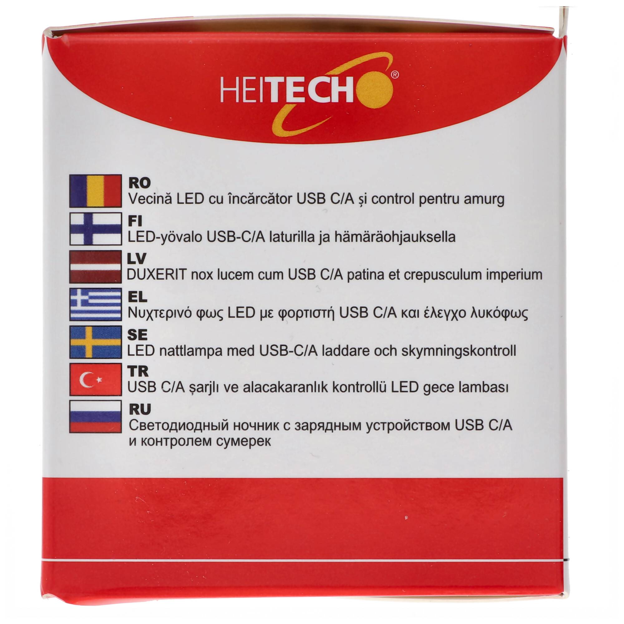 LED-Nachtlicht mit USB-C/A Ladegerät und Dämmerungsautomatik, mit USB-C und USB-A Anschluss, ideale Orientierungshilfe