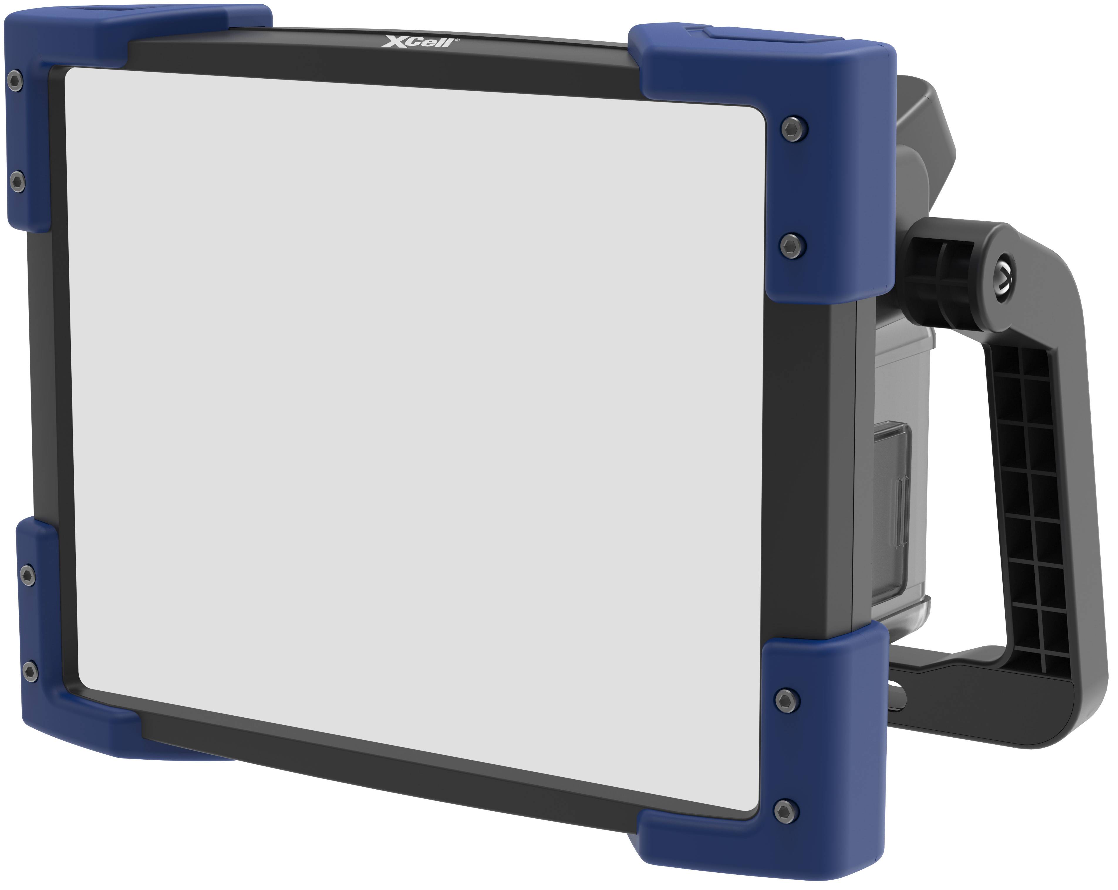 Worklight Multi Arbeitsleuchte 90W, max. 10000 Lumen, inklusive 2x Makita BL1820B 18V 2Ah Li-Ion Akku und Ladegerät