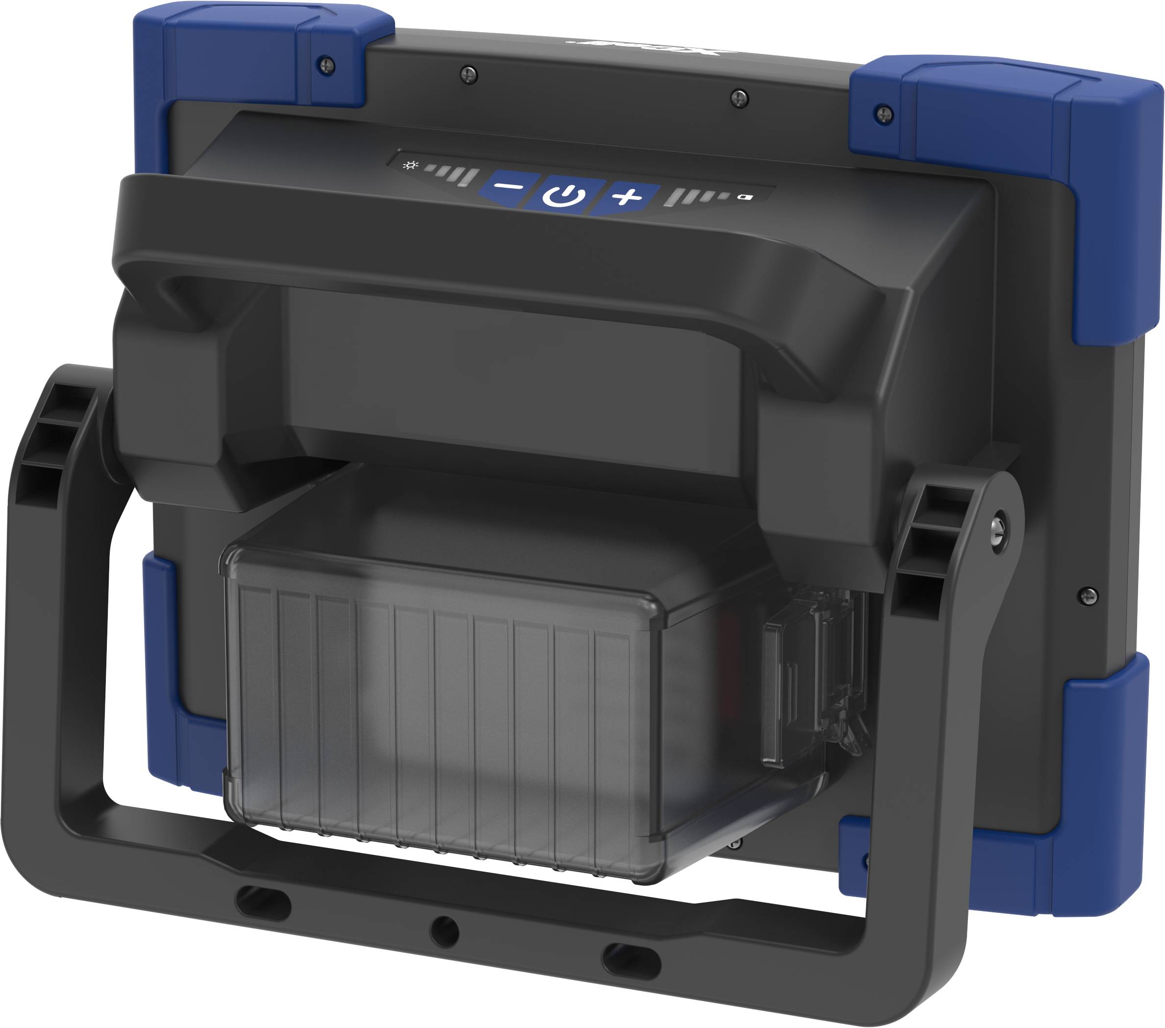 Worklight Multi Arbeitsleuchte 90W, max. 10000 Lumen, inklusive 1x Makita BL1820B 18V 2Ah Li-Ion Akku und Ladegerät