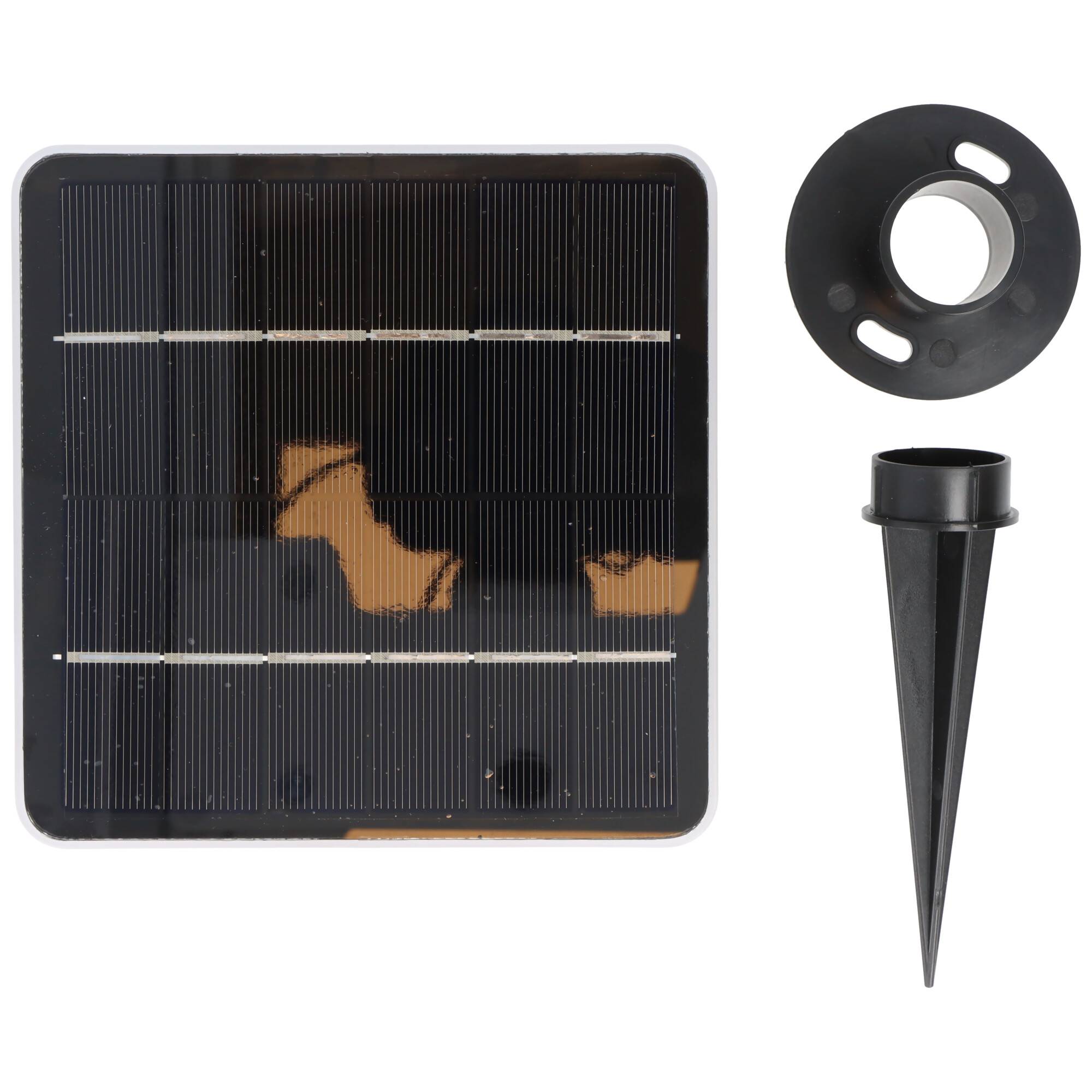 LED-Solar-Bodenleuchte mit Erdspieß, 45 lm, 3 Modi, zur Beleuchtung im Außenbereich