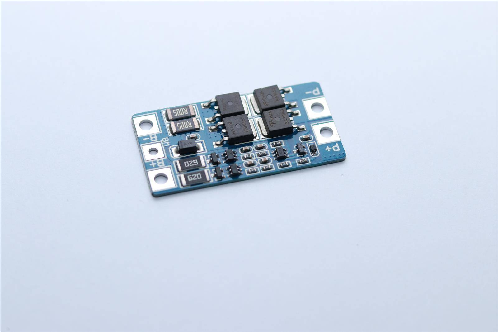 BMS - HX-2S-JH20 - 46 x 23 x 4mm - 7,4 Volt 2S / 10A