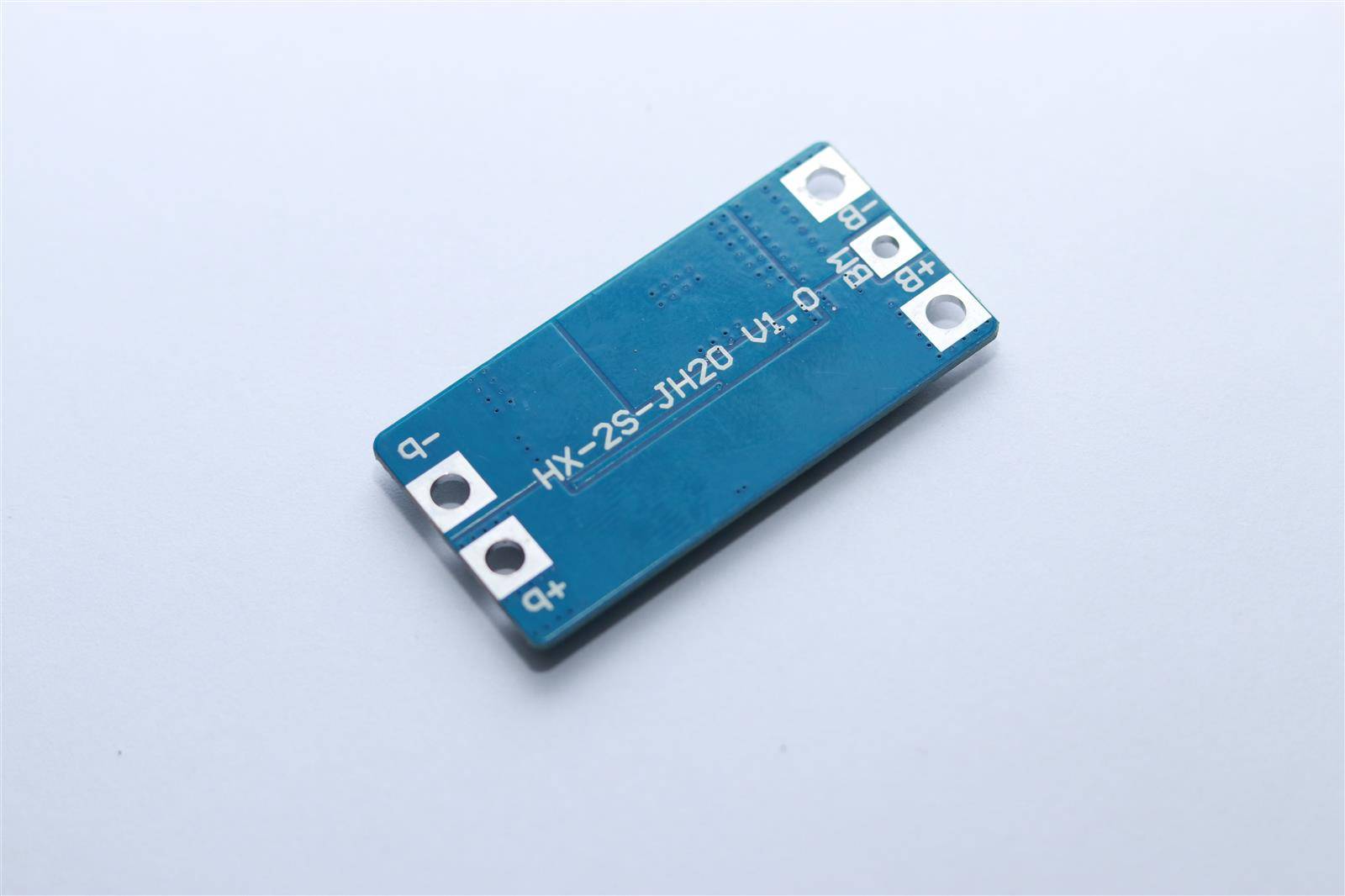 BMS - HX-2S-JH20 - 46 x 23 x 4mm - 7,4 Volt 2S / 10A