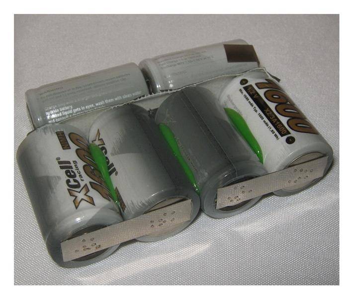 Akkupack - LOSI LOSB1212 - MINI PACK: EC2 - 7,2 Volt Ni-MH zum Selbsteinbau