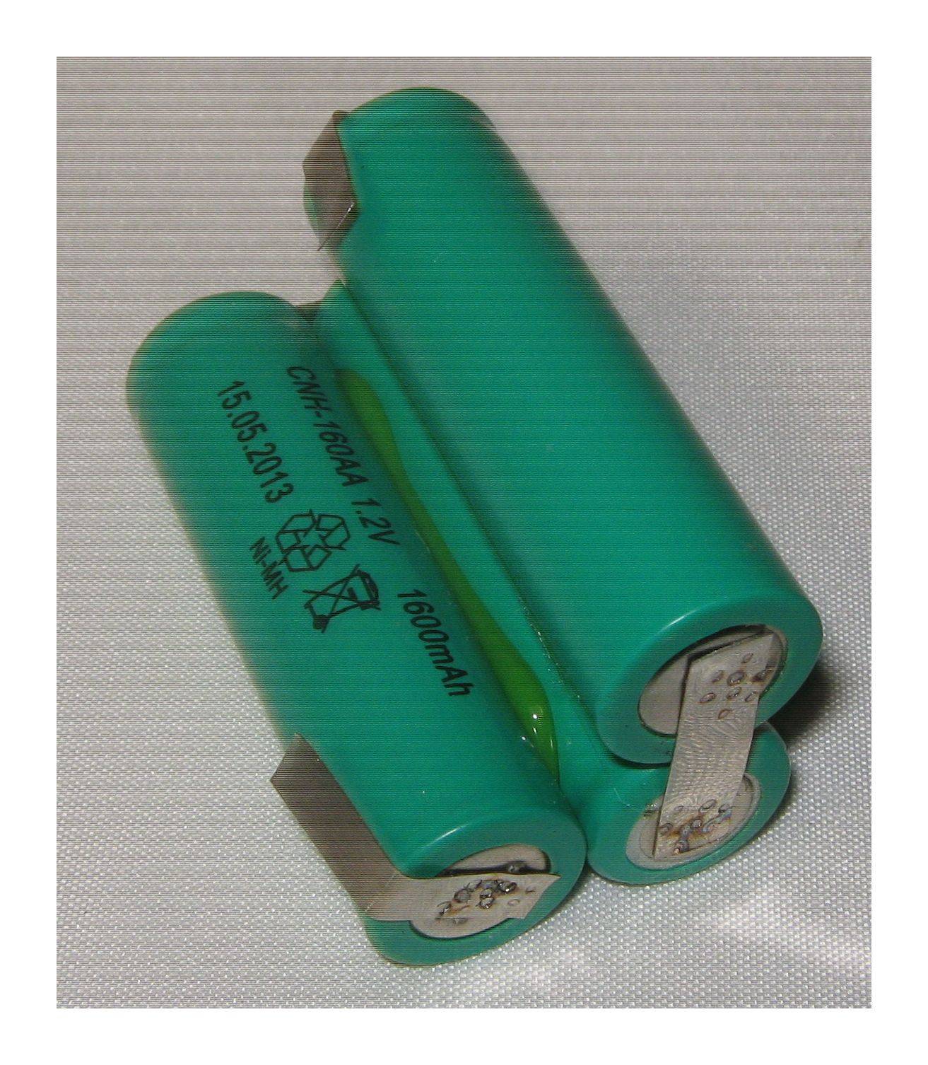 Akkupack für FORFEX BaBylissPRO - GP160AAH3T1H / ChromStyle MOSER 1871 B - 3,6 Volt Ni-MH zum Selbsteinbau