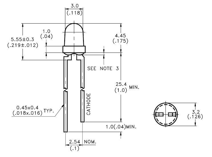 LITEON - LTL-4211N - Leuchtidiode LED diffus rot 4,4mcd 60° 3mm