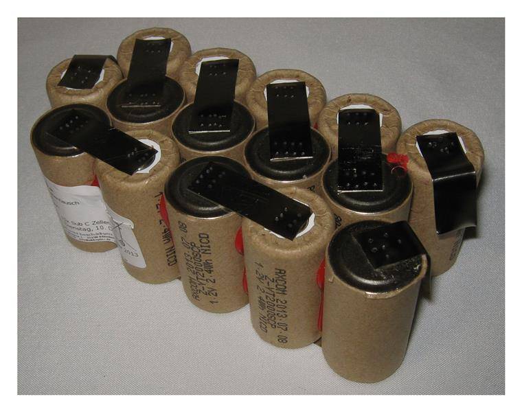 Akkupack für WAGNER W 180 NPP-3 / Toolson - 18 Volt zum Selbsteinbau 2000mAh / 36,00Wh - Ni-MH