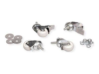 ROLINE Lenkrollen fur Wandgehäuse 250 kg Server, Storage & USV Server-, Speicher- und USV-Zubehör