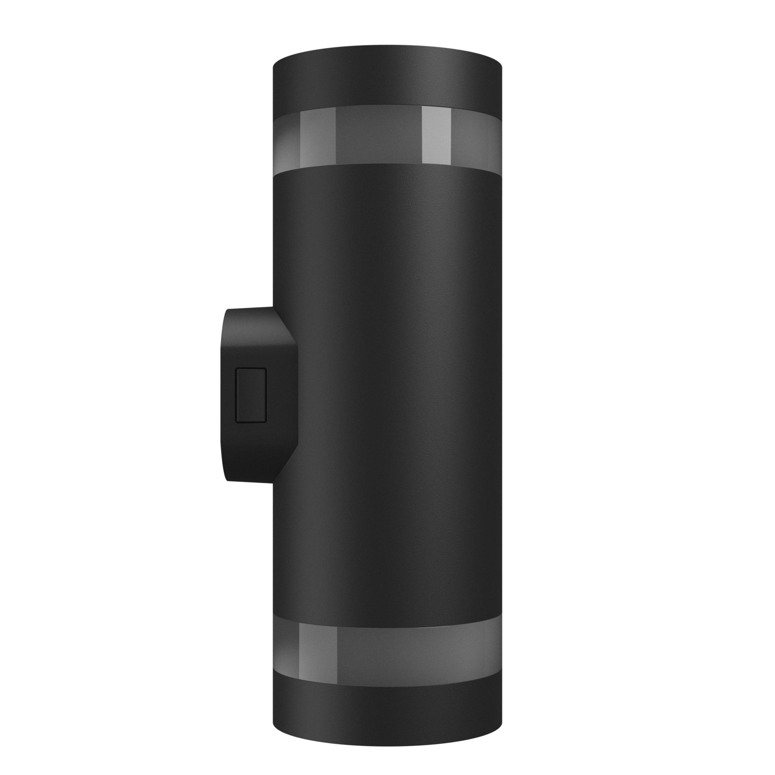 Spectrum LED Außenleuchte TORRE RING 18W 2000lm IP54 Wandleuchte rund schwarz CCT 3000-6000K