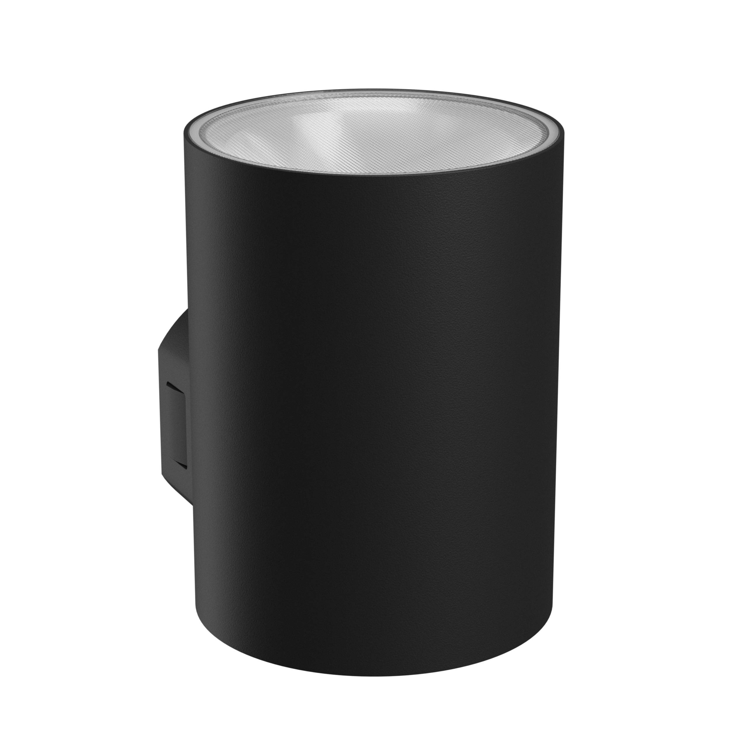 Spectrum LED Außenleuchte TORRE 9W 1000lm IP54 Wandleuchte rund schwarz CCT 3000-6000K