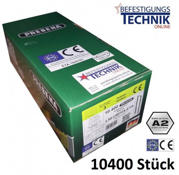 Prebena L Klammern L44CRFHA-ETA 44mm rostfrei G5562 Bostitch S5 S5765 Senco N 851 BEA 155 KL-26 10,4