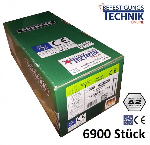 Prebena Klammern Z50CRFHA 50mm ETA rostfrei für 4C-Z50 5C-Z75 Tjep PZ-16 KL-57 9,5M