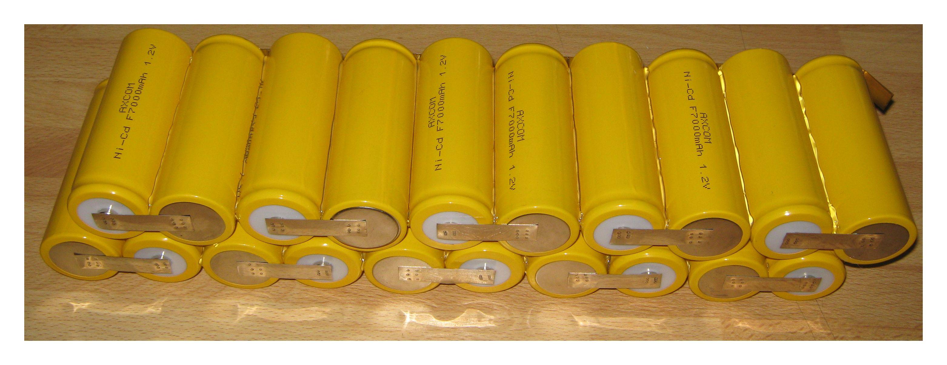 Akkupack für Sachs-Elo / Hercules Electra / Heinzmann - 24 Volt zum Selbsteinbau 9000mAh / 216,00Wh - Ni-MH