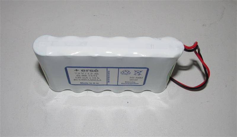 Ersatzakku - Compex - AA (Mignon) - 7,2 Volt Ni-MH Anschlussfertig 1600mAh / 11,52Wh - Ni-MH