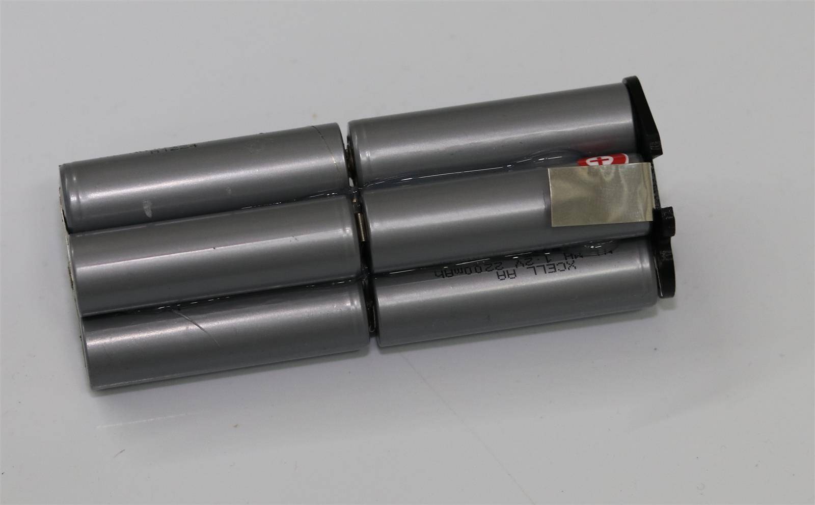 Akkupack für DREMEL 785 / Parkside PFBS 9.6-2 - 9,6 Volt 1600mAh / 15,36Wh - Ni-MH zum Selbsteinbau