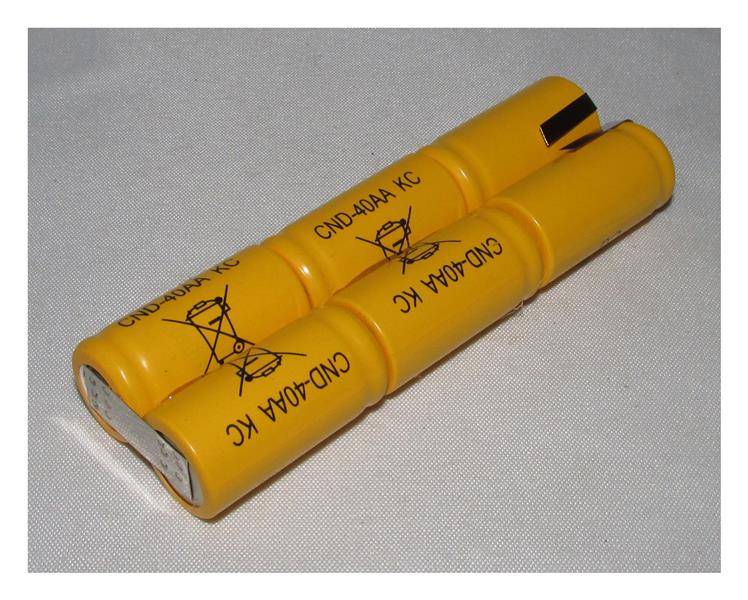 Akkupack für TELENOT Sender F 1011/S / F9 S - 7,2 Volt zum Selbsteinbau 400mAh / 2,88Wh - Ni-CD
