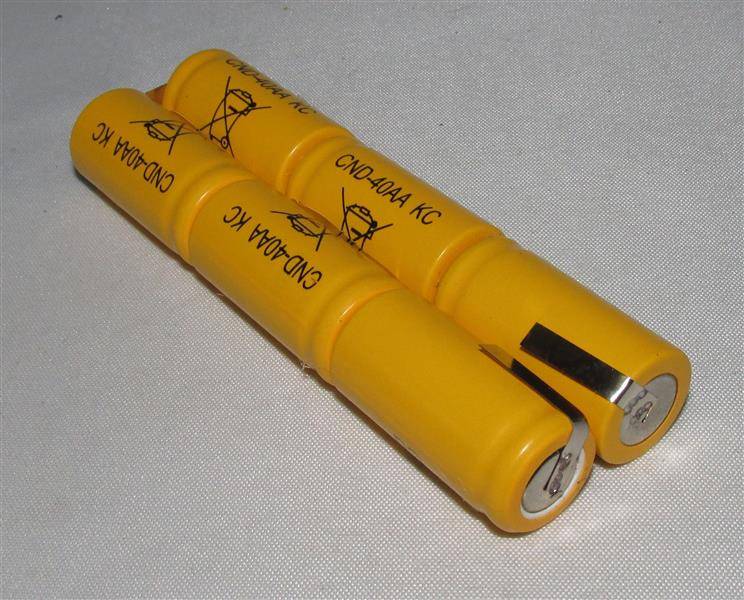 Akkupack für TELENOT Sender F 1011/S / F9 S - 7,2 Volt zum Selbsteinbau 400mAh / 2,88Wh - Ni-CD