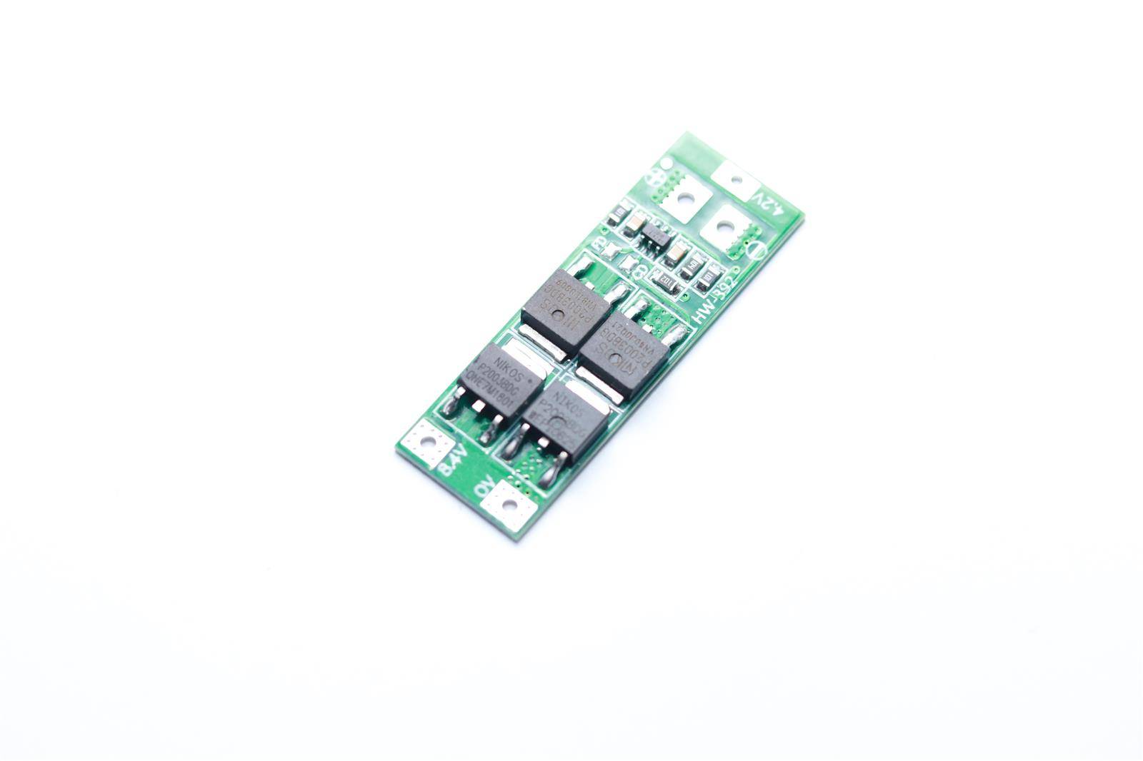 BMS - HW-392 - 45 x 15 x 4mm - 7,4 Volt 2S / 20A