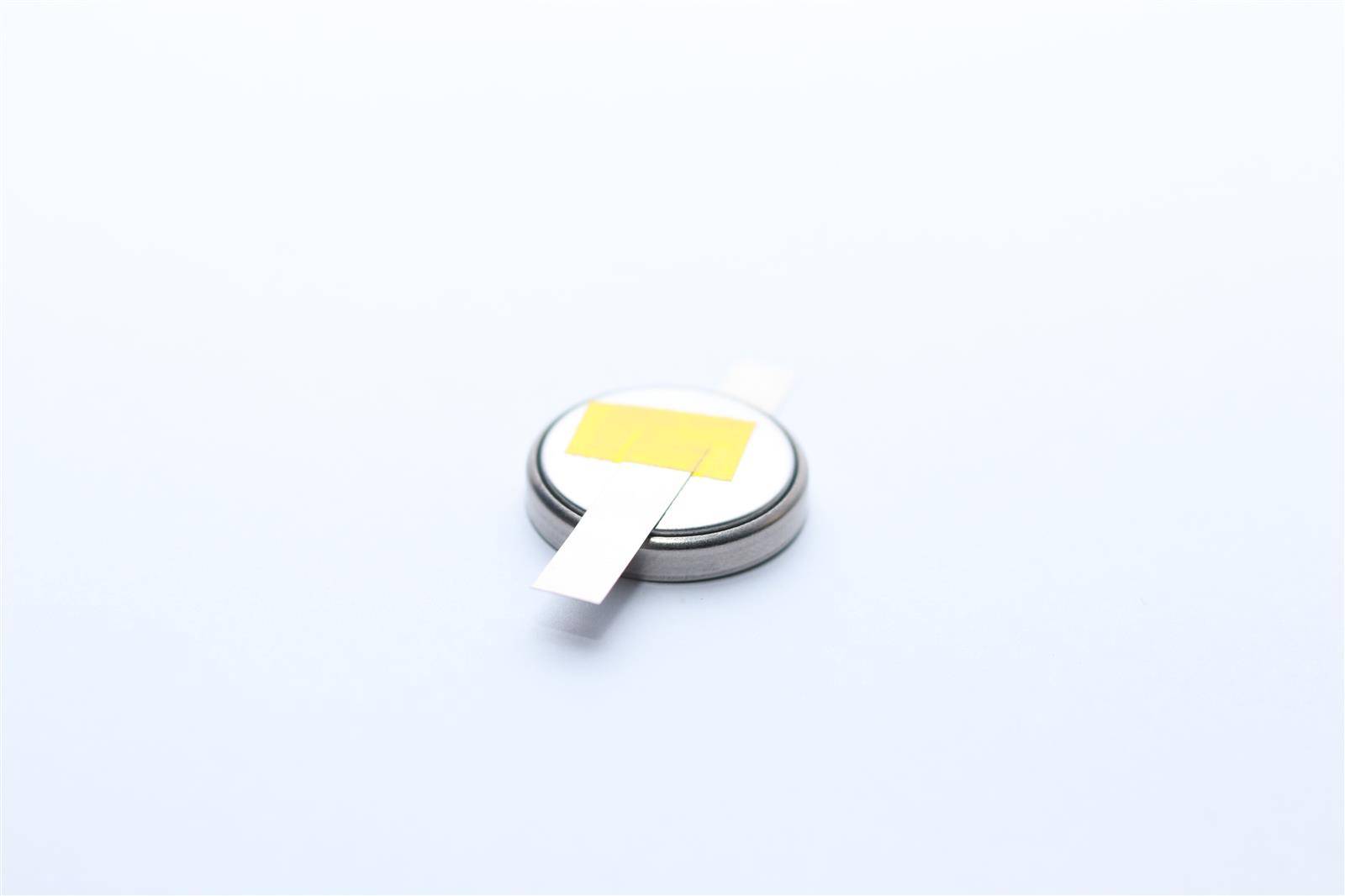 Akku - Knopfzelle - LIR2450 - 3,6 Volt 120mAh Li-Ion mit Lötfahne - Z-Form