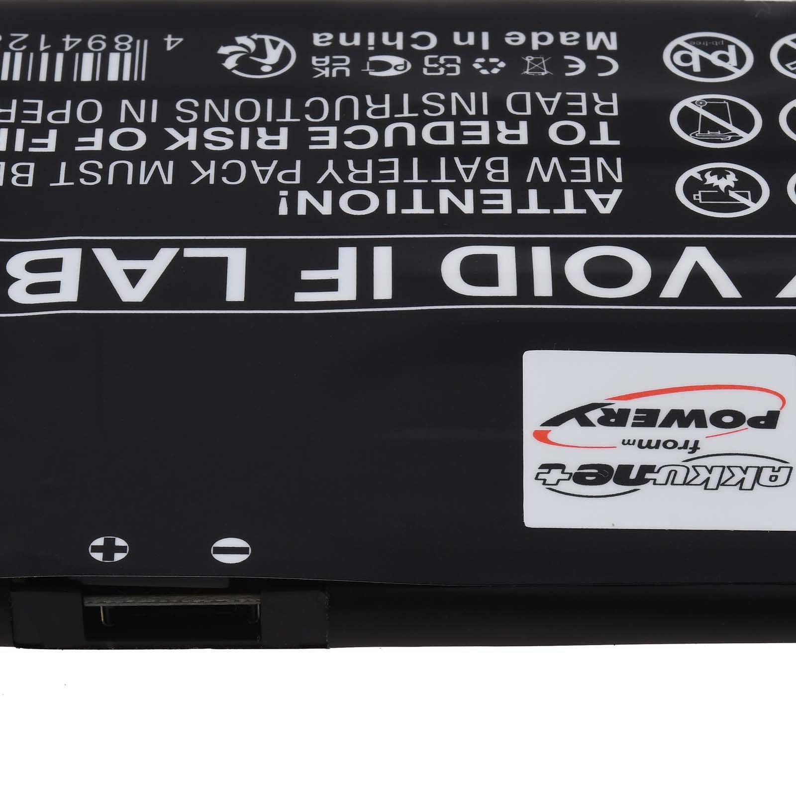 Powery Akku für Asus Vivobook 16X K3605ZU-N1594W Laptop, 11,61V, Li-Polymer