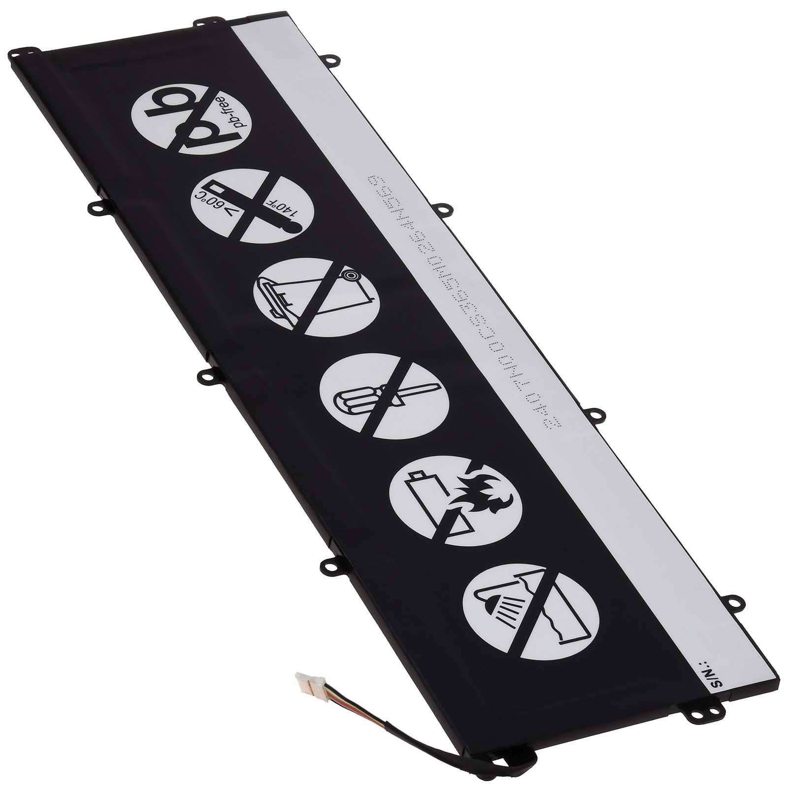 Powery Akku für HP Envy X2 13-J000NE Laptop, 7,6V, Li-Polymer