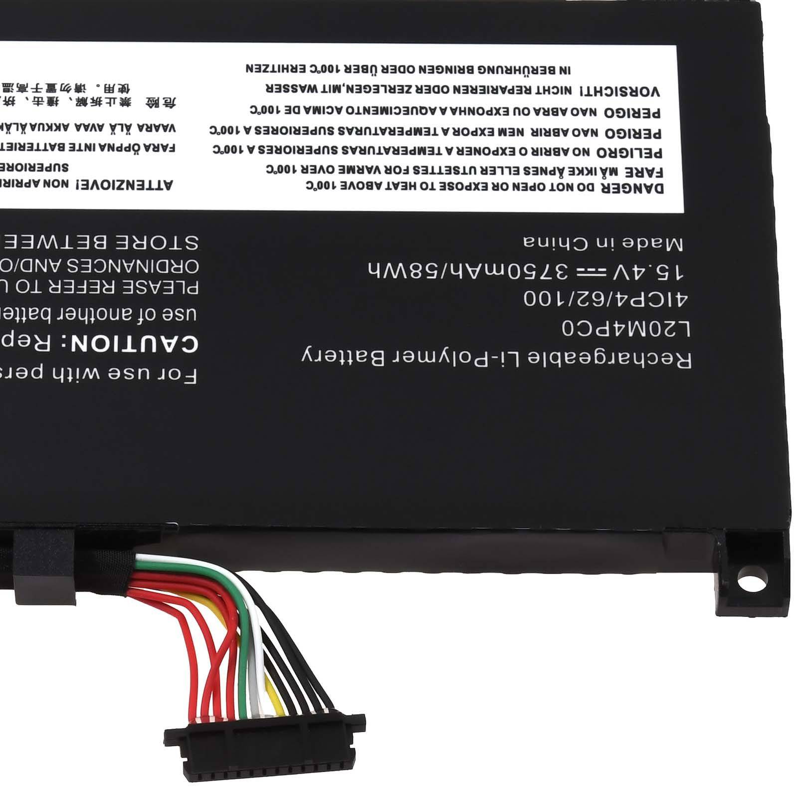 Powery Akku für Lenovo Legion 5-15ACH6H 82JU000KGE Laptop, 15,36V, Li-Polymer