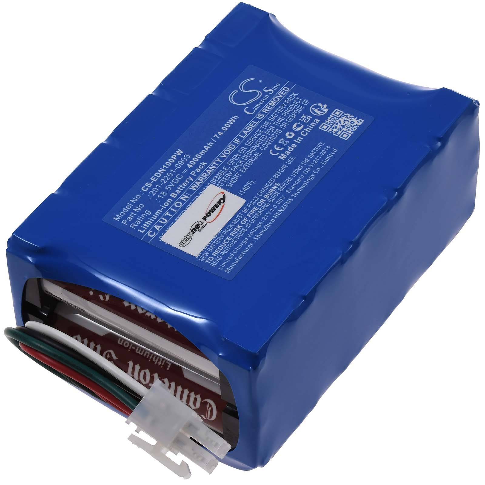 Powery Akku kompatibel mit Ecovacs Typ S26-LI-180-4000, 18,5V, Li-Ion