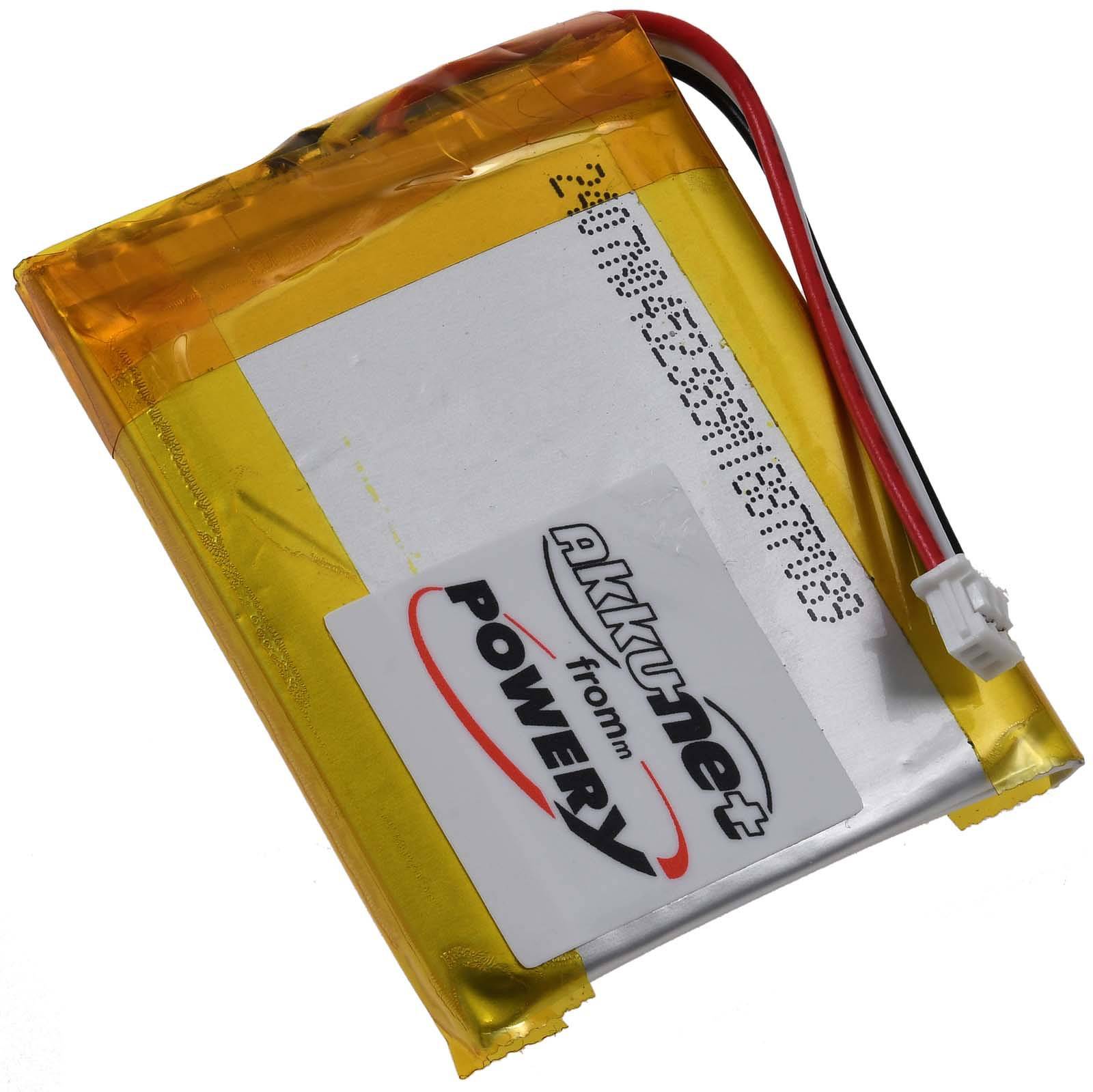 Powery Akku kompatibel mit Lionelo Typ GSP623745, 3,7V, Li-Polymer