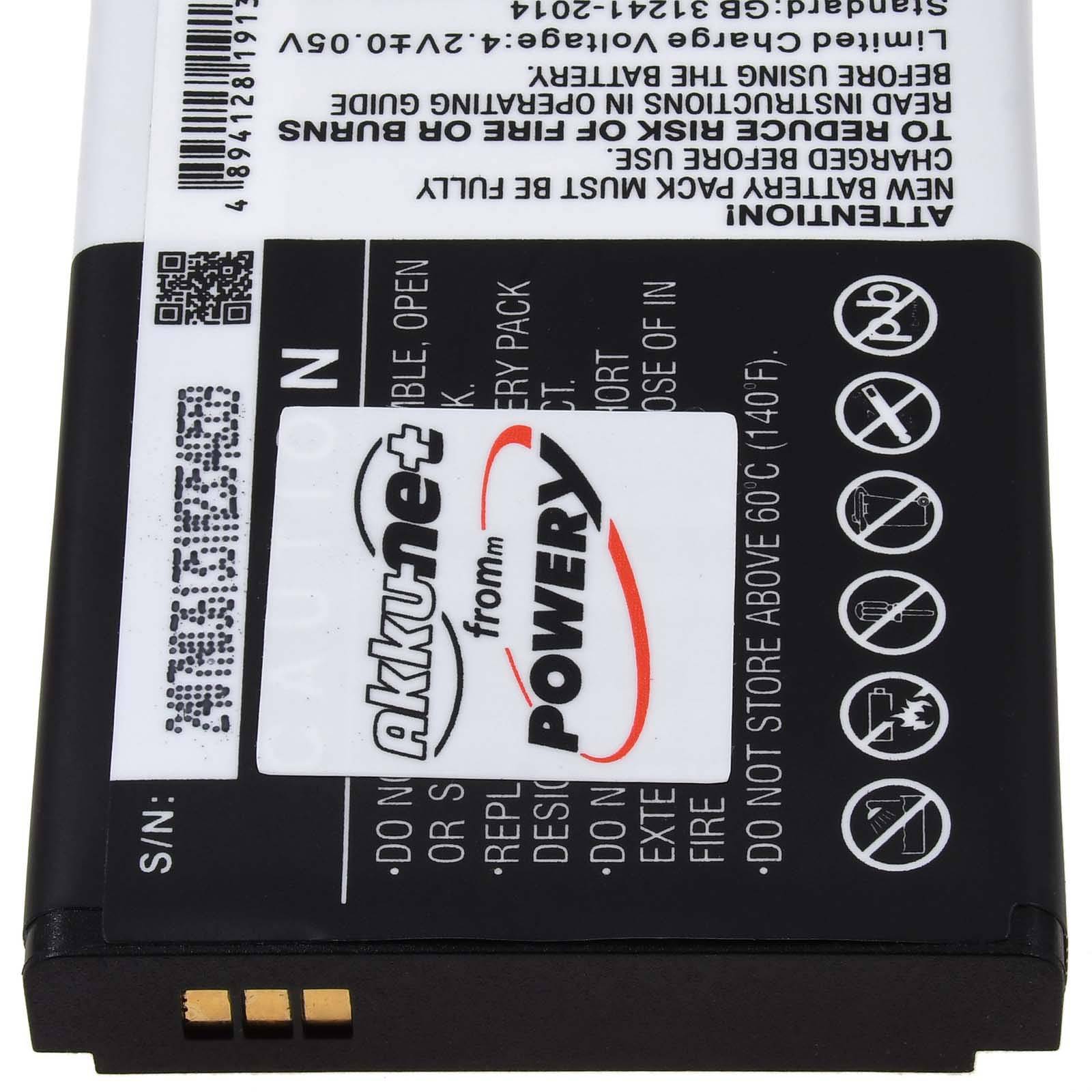 Powery Akku kompatibel mit Thuraya Typ HKT05854, 3,7V, Li-Polymer