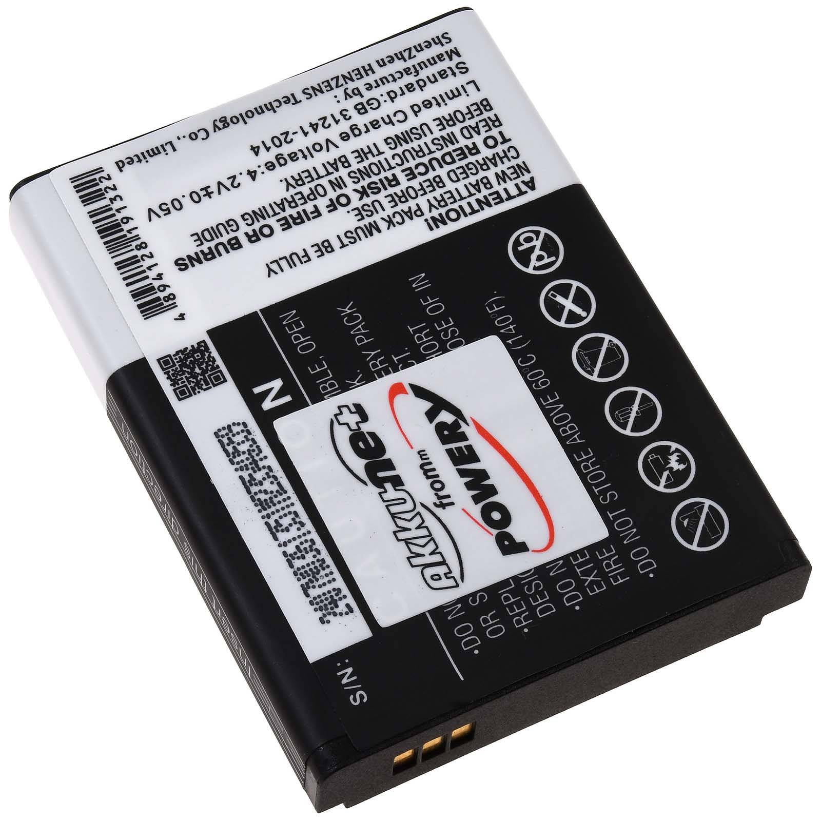 Powery Akku kompatibel mit Thuraya Typ HKT05854, 3,7V, Li-Polymer