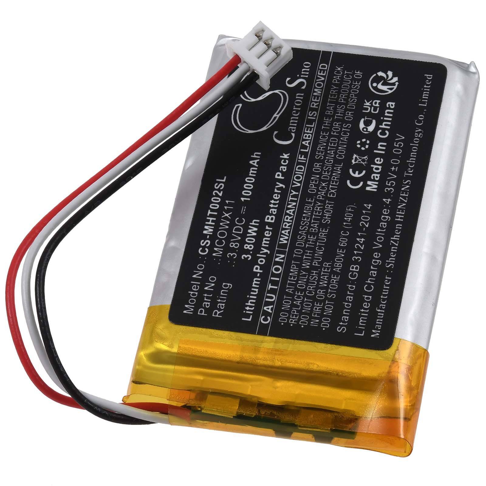Powery Akku für Microsoft TLL-00002 Wireless-Headset, 3,8V, Li-Polymer
