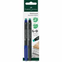 FABER-CASTELL - Marker Multimark permanent F bl/sw 2x BK
