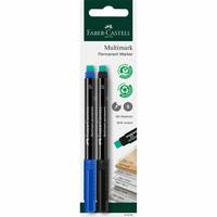FABER-CASTELL - Marker Multimark permanent S bl/sw 2x BK