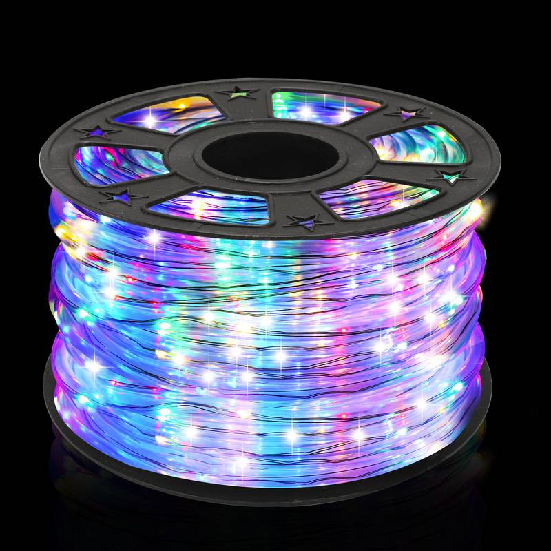 10m LED Lichtschlauch Außen Innen,240 LEDs Wasserfest LED Schlauch,Partylicht Dekobeleuchtung Weihnachten,Bunt