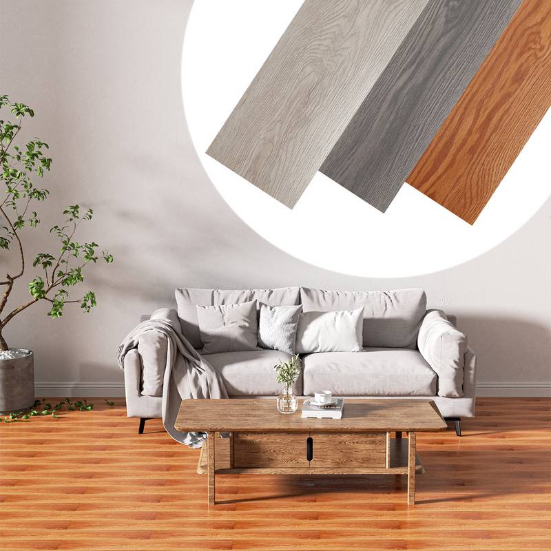 10 m² PVC Bodenbelag Vinylboden Dunkelgrau Selbstklebende Holz-Effekt Fliesen Vinyl-Fliesen klicksystem für Fußbodenheizung | 91,44cm x 15,24 cm|