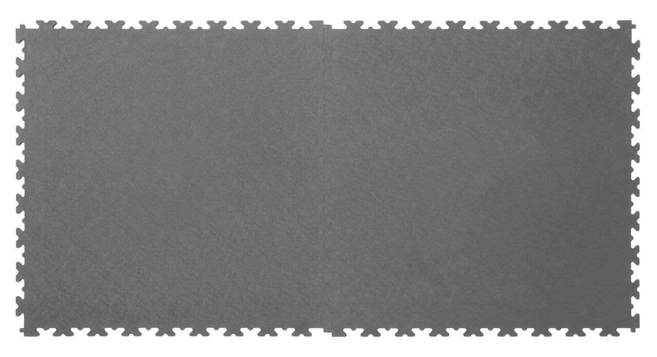 ESD-Bodenfliese, X-Lock, 4 Stück, 5mm, grau