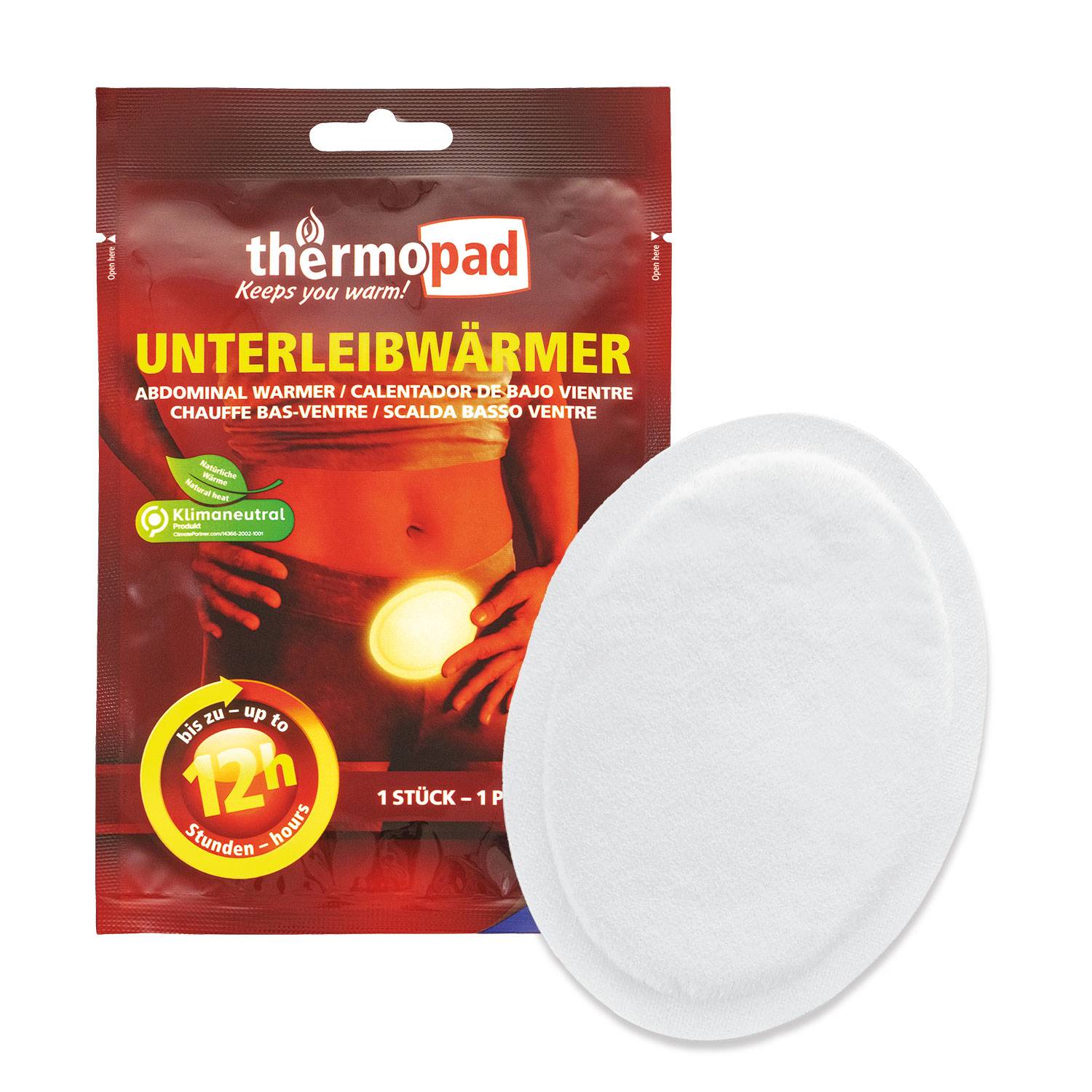 Thermopad 10x Unterleibwärmer Wärmepflaster für bis zu 12 Stunden Wärme