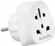 Verbatim World to Europe Travel Adapter Plug WTEU-02 Multimedia-Technik Steckdosenleisten