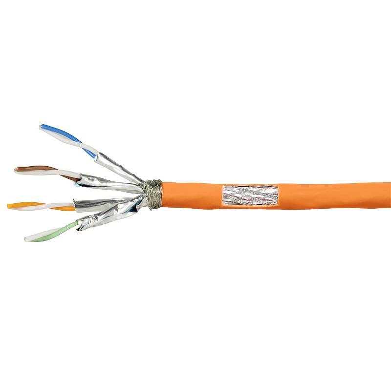 Logilink Verlegekabel S/FTP Cat7 AWG23 1000MHz orange 200,0m Multimedia-Technik Kabel