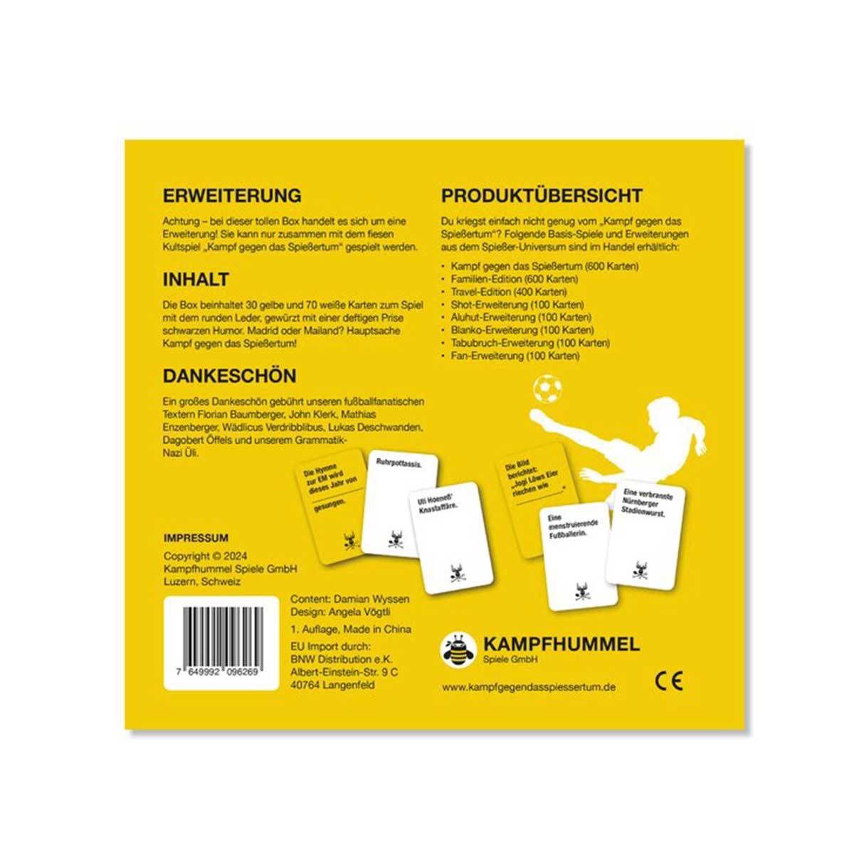 Kampfhummel Kampf gegen das Spießertum - Fußball-Erweiterung