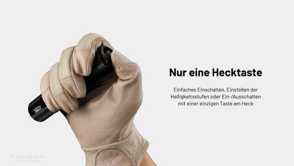 Nitecore MT2C Pro taktische LED-Taschenlampe, 1800 Lumen, UHi 20 LED, Bedienung über lediglich einen Schalter