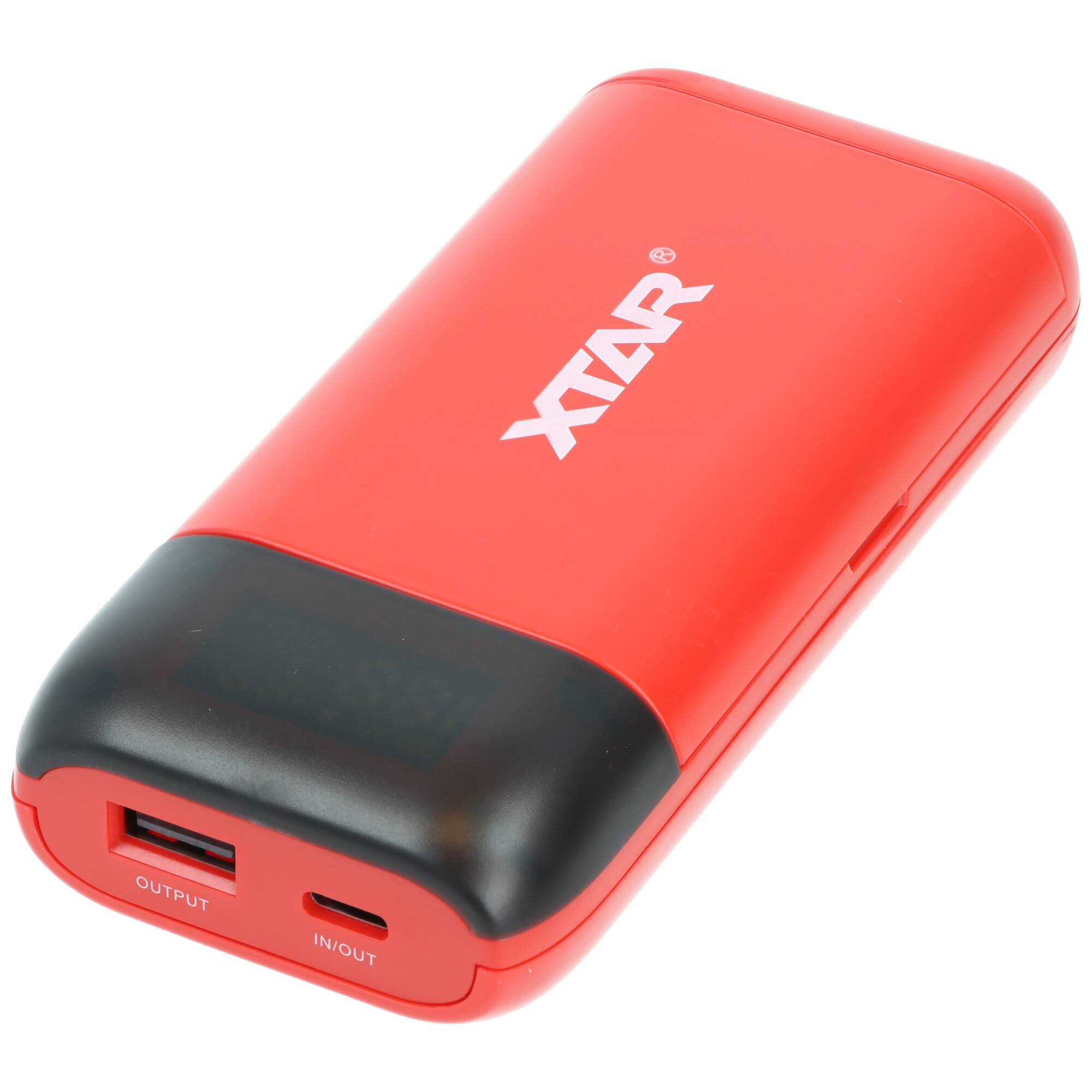 XTAR PB2SL 2-fach Ladegerät und Powerbank, für Li-Ionen Akkus, mit Display, für 18650, 21700 geschützte Akkus, QC3.0, PD