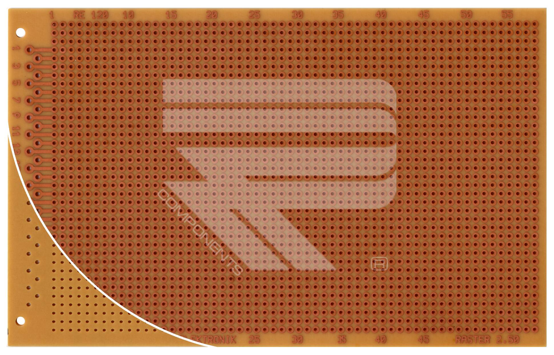Roth Elektronik RE120-HP Laborkarte Hartpapier RM 2,50 mm 31-pol.