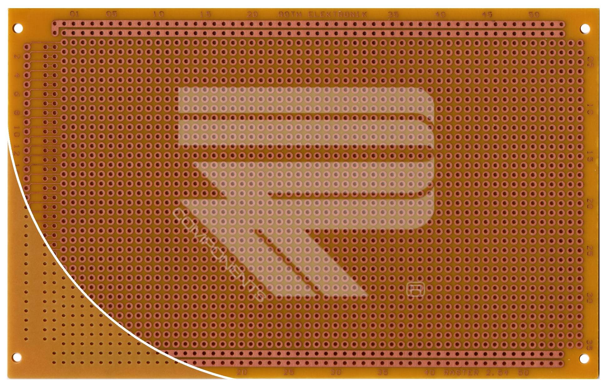 Roth Elektronik RE318-HP Laborkarte Hartpapier RM 2,54 mm 64-pol.