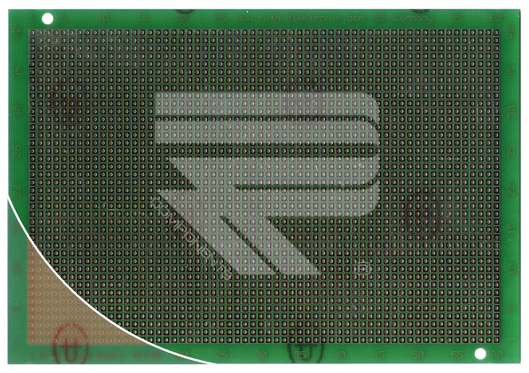 Roth Elektronik RE230-LF Laborkarte Epoxyd RM 2,54 mm 4,5" x 6,5"