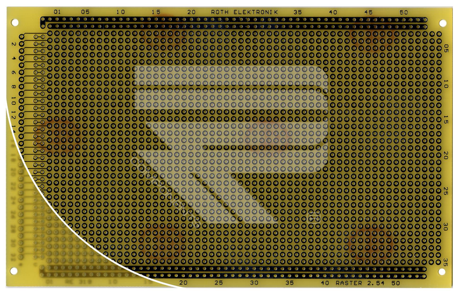 Roth Elektronik RE318-LF Laborkarte Epoxyd RM 2,54 mm 64-pol.